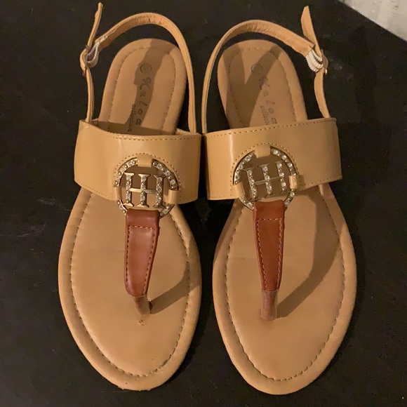 Tan Beach Sandals - Picture 4 of 4